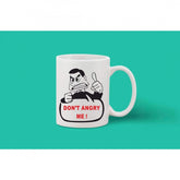 Printed Ceramic Coffee Mug - 1 Pieces, White, 11oz